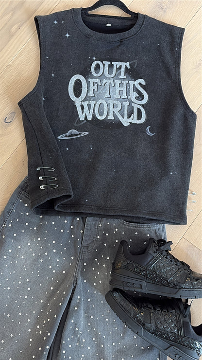 “Out Of This World” Sleeveless Vest